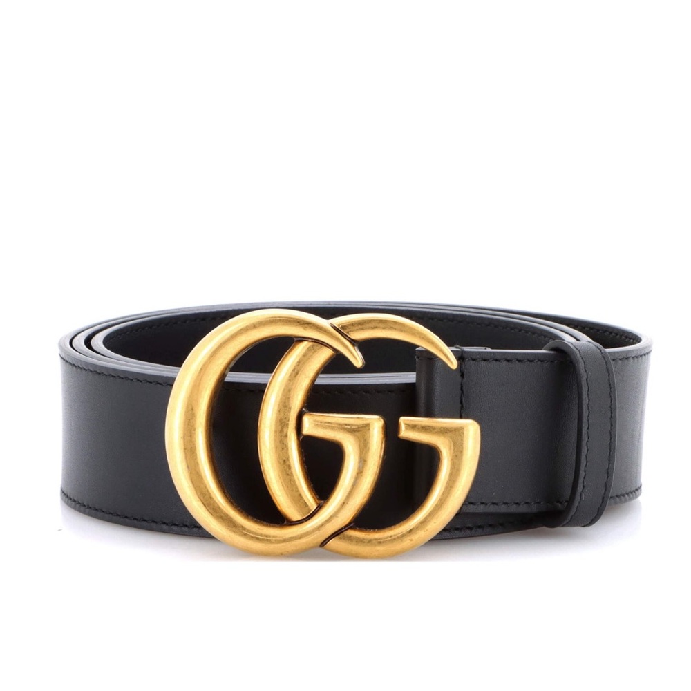 Authentic Gucci GG Marmont Wide Belt 70cm